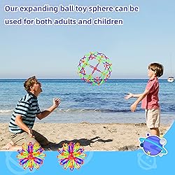 AGSIXZLAN 2Pcs Colorful Sphere Expandable Breathing