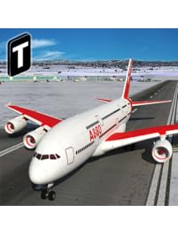 Snow Cargo Jet Landing 3D