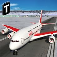 Snow Cargo Jet Landing 3D