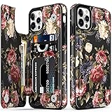 LETO for iPhone 15 Pro Case Flip Folio Leather