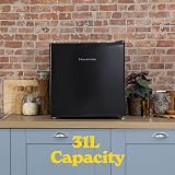 Russell Hobbs Mini Freezer 31 Litre Black Table Top Freestanding view 3
