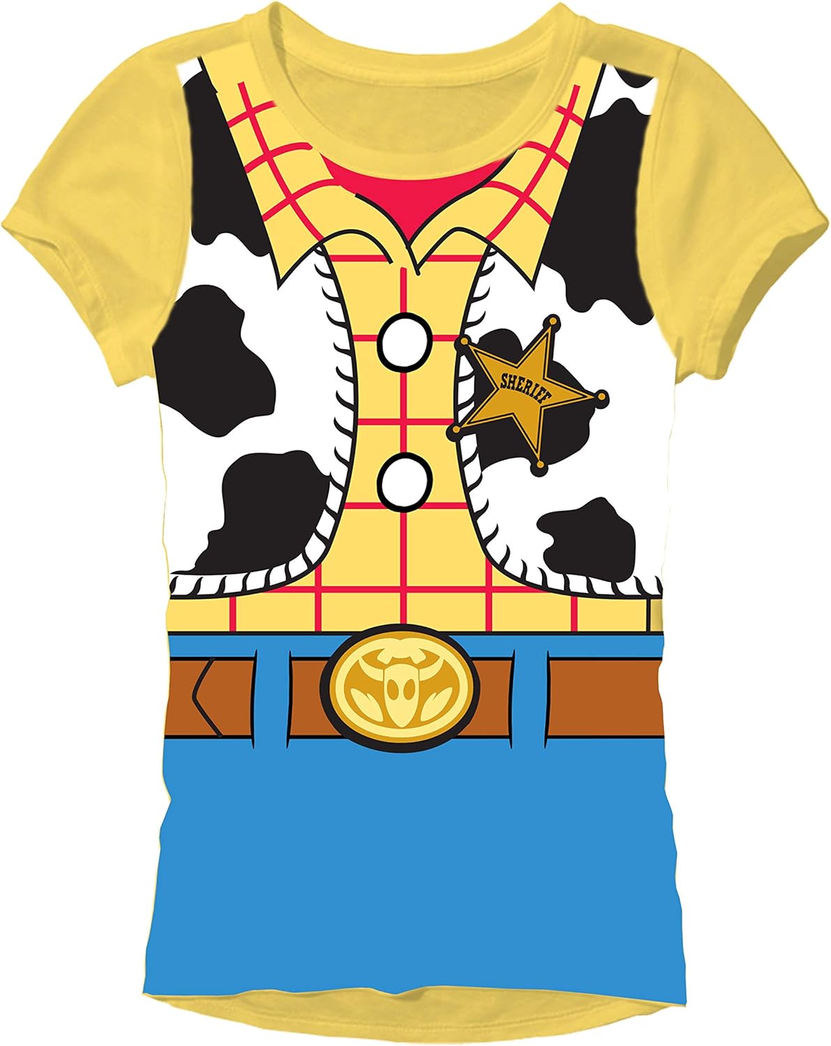 Disney Pixar Toy Story Woody Costume Juniors TShirt Clothing