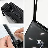 nicekool Trading Card Album Binder 400 Cards 50 Pages Black Football Card Holder view 3