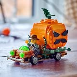 LEGO Jack-O-Lantern Pickup Truck Toy Halloween Kit 40822 Pumpkin Head Farmer view 6