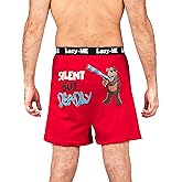 Lazy Me Novelty Men's Funny Boxer Shorts Humorous Underwear, Gag Gifts for Him