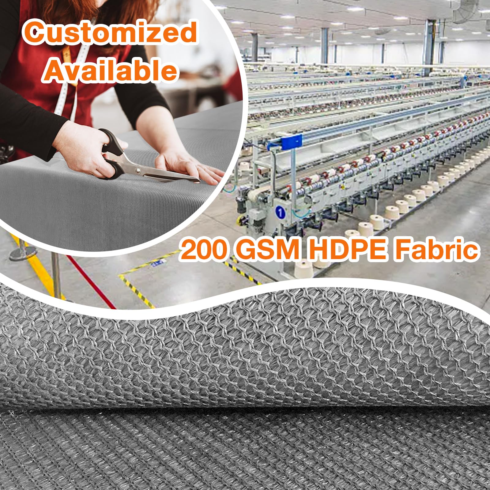 Artpuch Outdoor Pergola Shade Cover 7x10 FT Sun