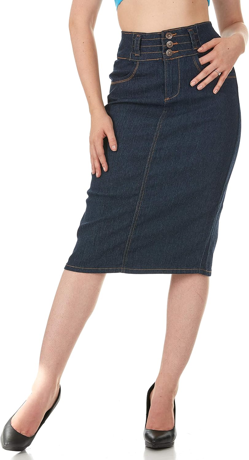 no fuze denim skirts