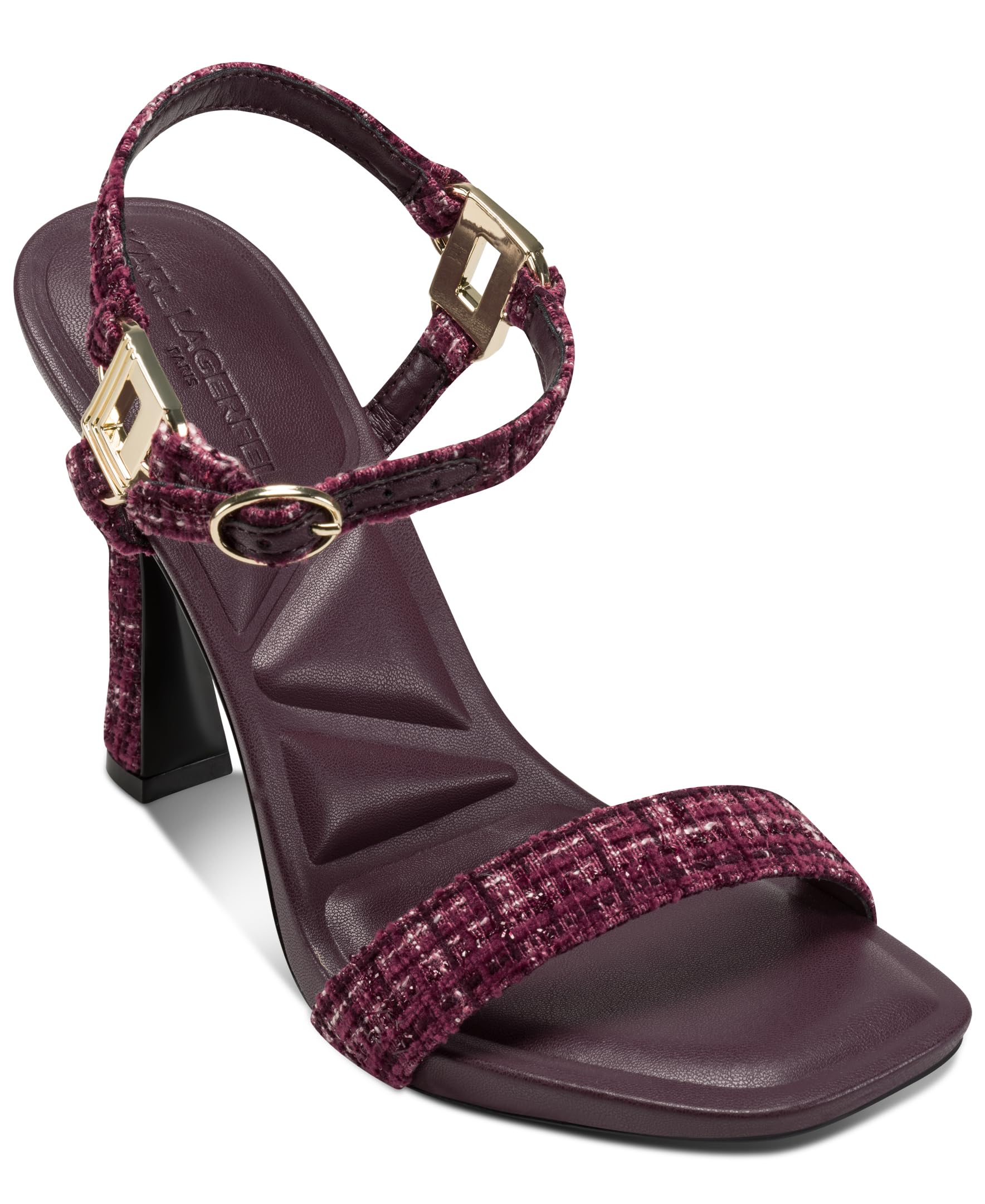 Karl Lagerfeld Paris Women’s Dress Heel, Wine, 10