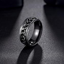 Udolfly Mens Fidget Rings Anxiety Rings for Men