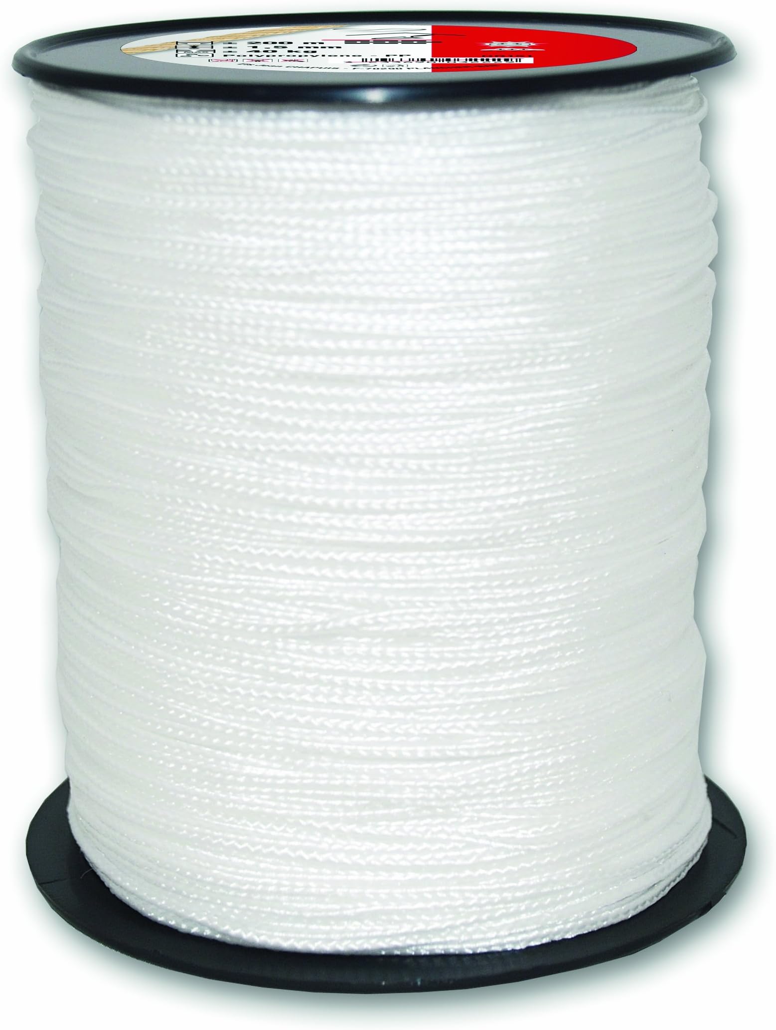 Chapuis DR251 Plaited halyard - Polypropylene - 80 kg - Diameter 2,5 mm - Length 150 m - White by Chapuis