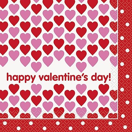 Valentines Day Package Of 5 Hanging 6 Inch Mini Fan Decorations