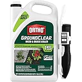 Ortho GroundClear Weed &amp; Grass Killer with Comfort Wand, 1 gal. | Kills Dandelions, Chickweed, Crabgrass, Moss &amp; More, OMRI Listed, Ready-to-Use Grass and Weed Killer Spray