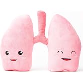 nerdbugs Lung Plush - We Be-Lung Together!/Pulmonologist Gift and Respiratory Therapist Gifts, Cancer and Transplant Gift, Pulmonary Nurse, Med Student