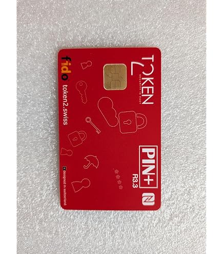 Amazon.com: Token2 T2F2-NFC-Smartcard PIN+ Release3 FIDO2.1 Level