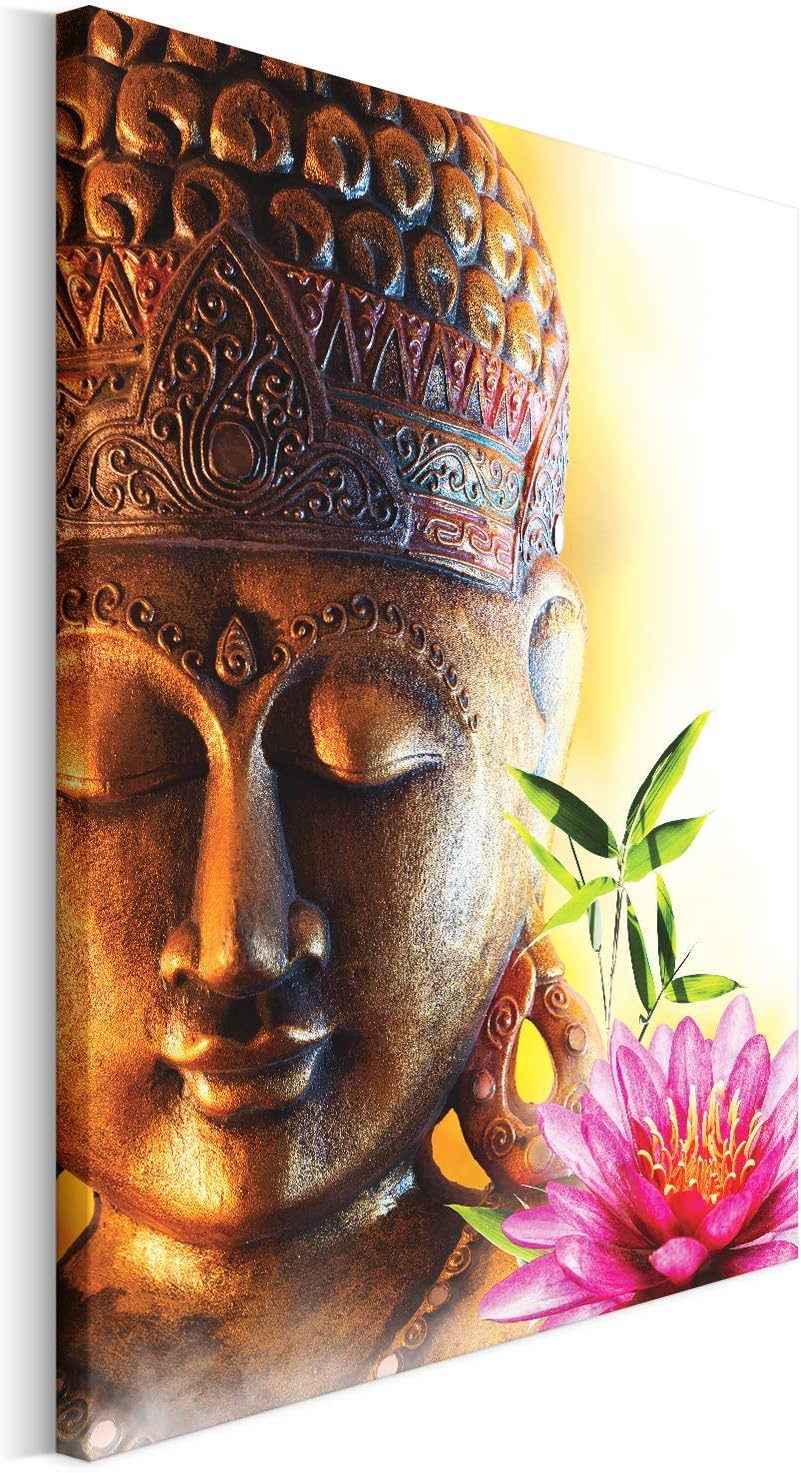 CXHOSTENT Buddha Leinwandbild – 30 X 45 Cm, Gerahmt, Zen-Deko Für Wohnzimmer & Büro