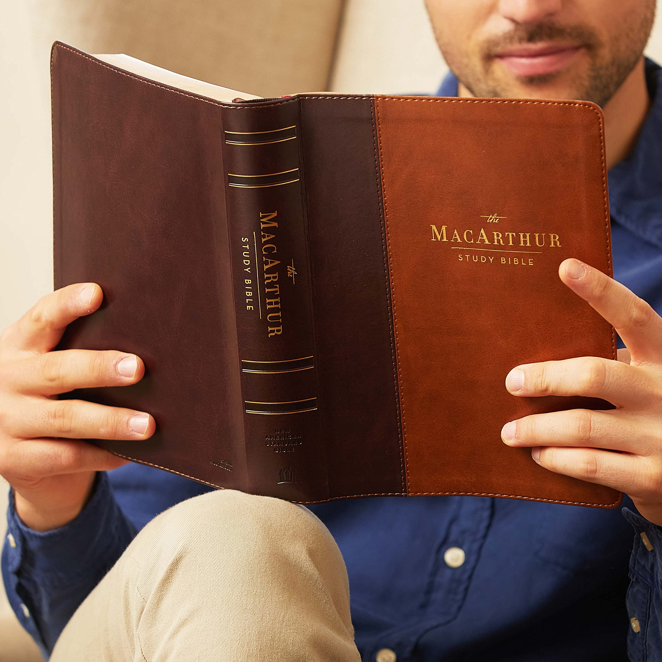 NASB, MacArthur Study Bible, 2nd Edition, Leathersoft, Brown, Comfort Print: Unleashing God's Truth One Verse at a Time NASB, MacArthur Study Bible, 2nd Edition, Leathersoft, Brown, Comfort Print: Unleashing God's Truth One Verse at a Time Imitation Leather Kindle