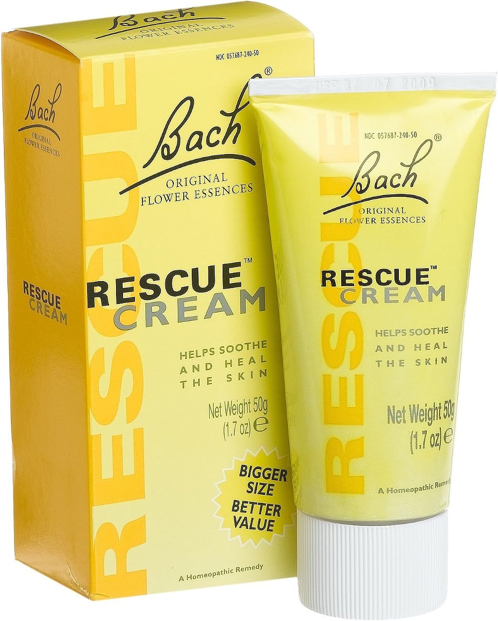 Nelsons BACH Rescue Cream 50g Intensive Moisturiser Dry Sensitive Skin Lanolin
