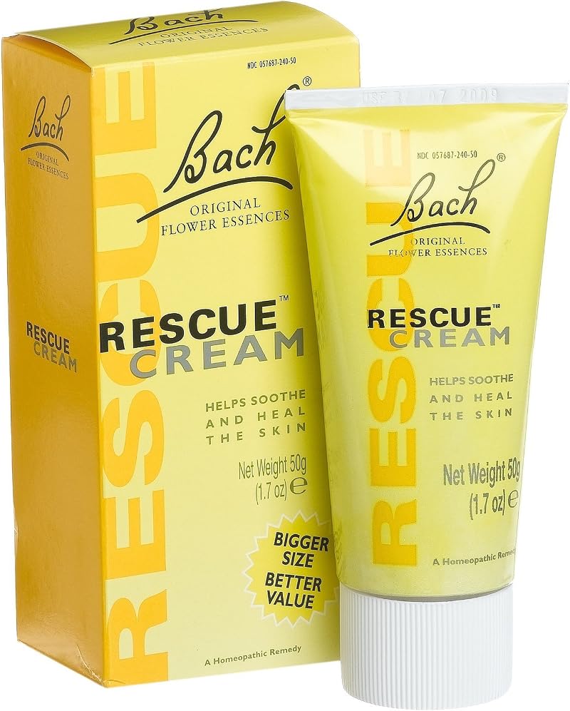 Nelsons BACH Rescue Cream 50g Intensive Moisturiser Dry Sensitive Skin Lanolin