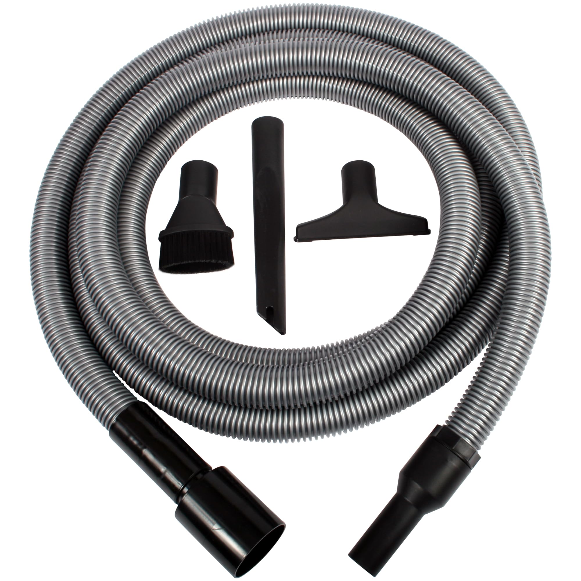 Photo 1 of *Scuffed up slightly* 16 Ft. Home Shop Vacuum Extension Hose and Attachment Set