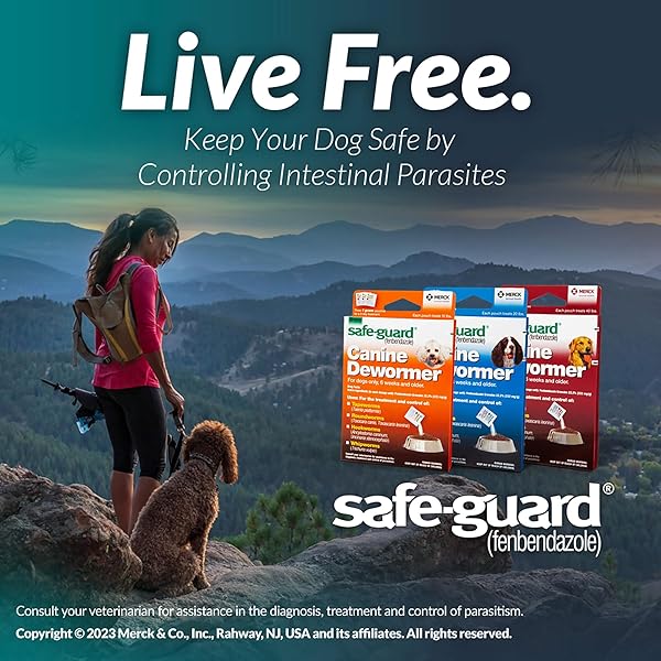 PRO-SENSE SAFE-GUARD 4, CANINE DEWORMER FOR DOGS, 3-DAY TREATMENT