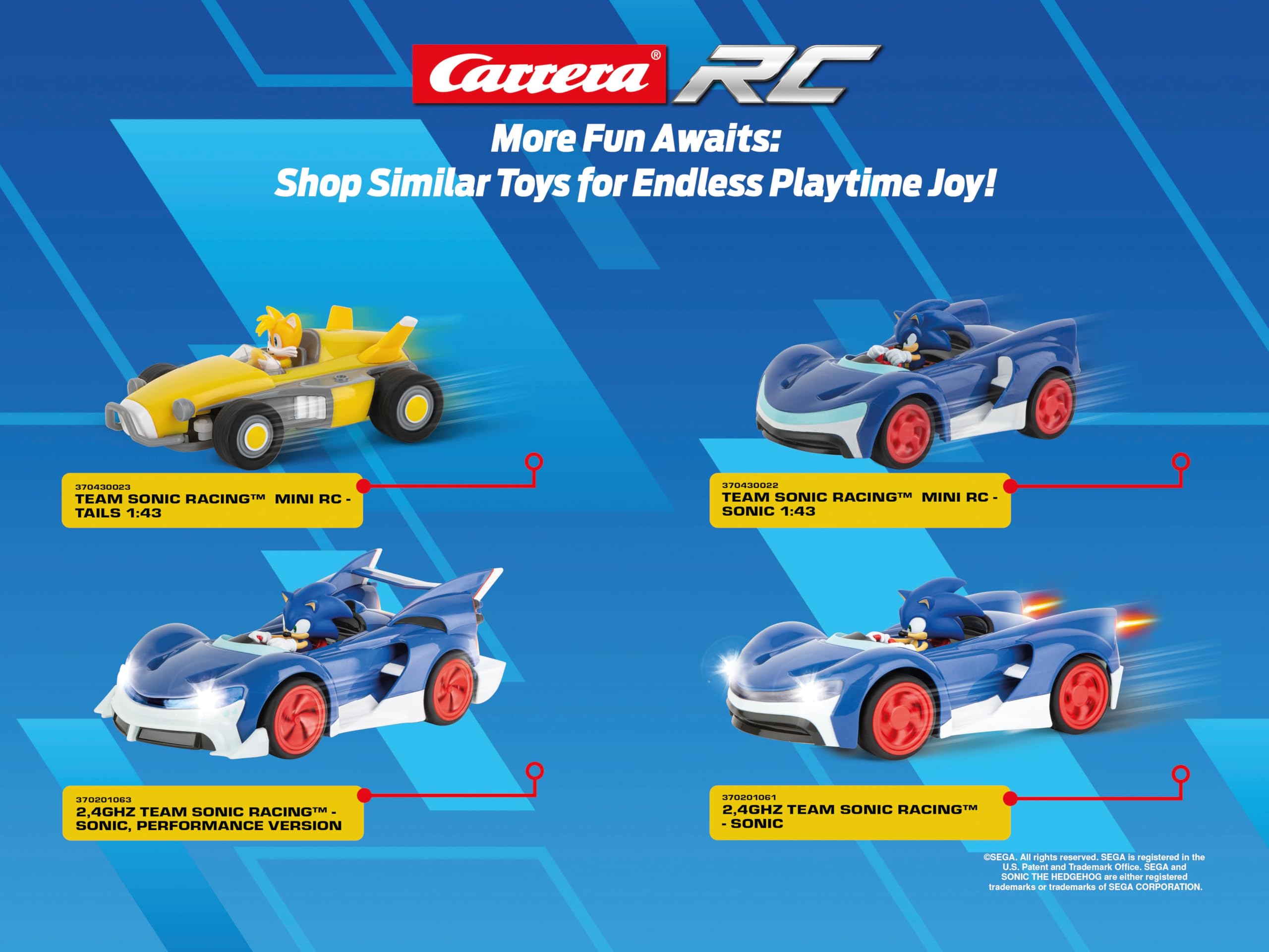 Carrera - 370201064 - Team Shadow Racing I Original 2.4GHz Lizenz-Kart mit voller Fahr- & Lenkfunktion I Dekorative Sticker & LED Licht ILaufzeit von 20 Minuten I Perfekt für & RC-Enthusiasten 8