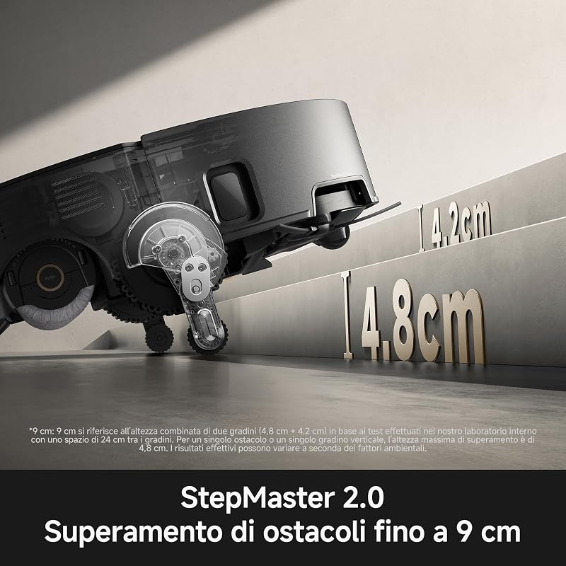 Z70 Ultra Roller Complete Robot aspirapolvere, Nero