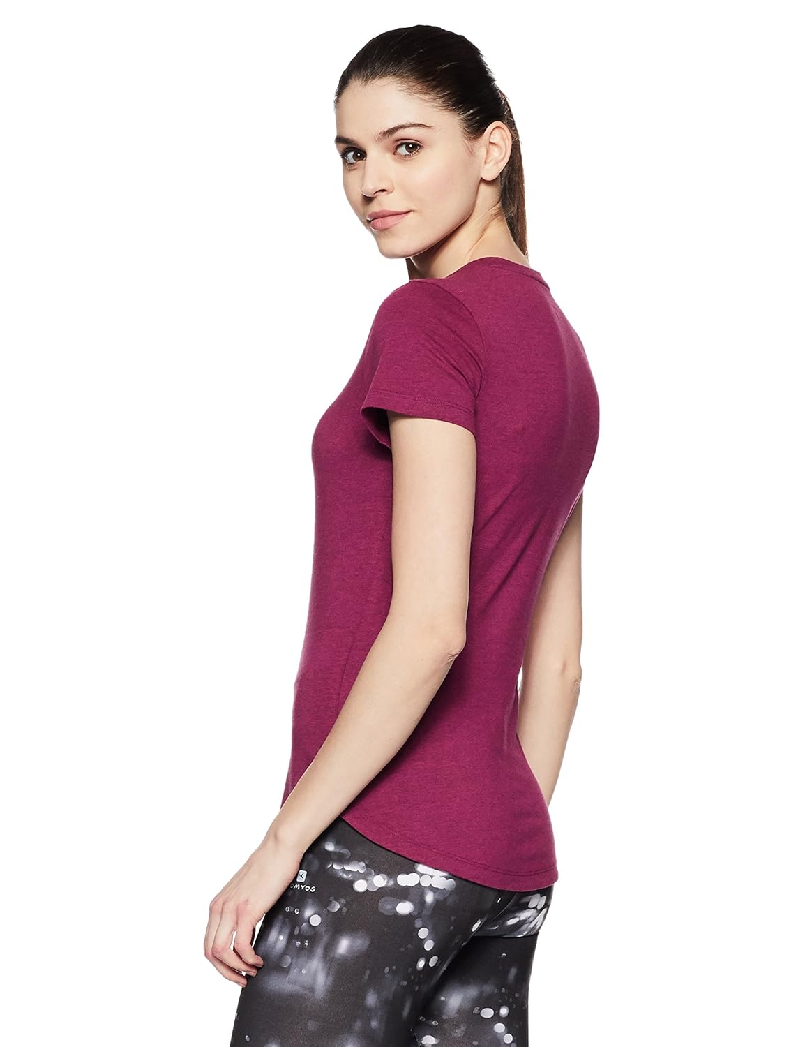 sport performance women's plain regular fit t-shirt
