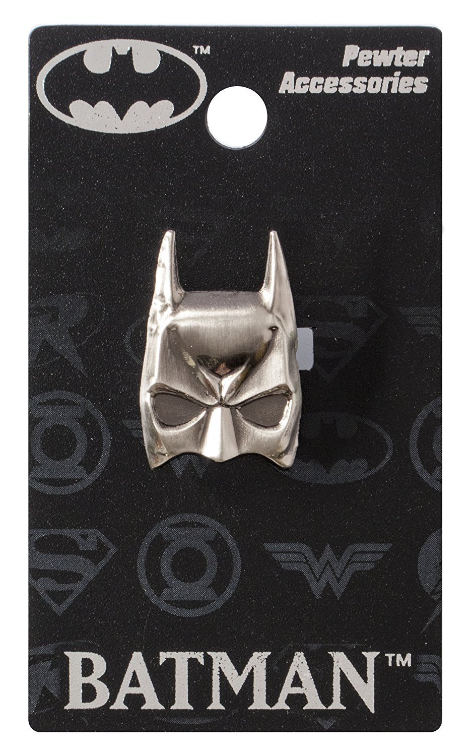DC Batman Mask Pewter Lapel Pin