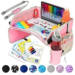 PILLANI Kids Travel Tray for Car - Car Seat Tray