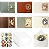KraftTimber 24 Pack Pet Sympathy Cards Bulk with Envelopes and Stickers | Sympathy Card for Loss of Dog, Gift for Someone Who Lost a Dog, 6 Styles