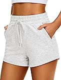 IWD Womens Sweat Shorts Casual Summer Comfy Cotton