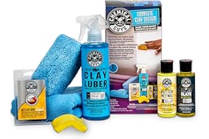 Chemical Guys Complete Clay System, Safe for Cars, Trucks, SUVs, RVs, Motorcycles, & More (6 Items)