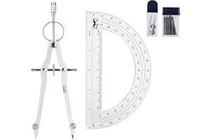 Mr. Pen- Protractor and Compass Set, Compass Protractor Set, Protractor, Compass for Geometry, Math Compass, Compass School, Math Compass and Protractor, Geometry Tools Set