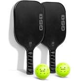 GoSports GS1 Pickleball Paddles - Single, 2 Pack, or 4 Pack - USAPA Approved Fiberglass Pickleball Paddles