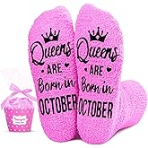 HAPPYPOP Birthday Gifts Ideas for Women - January February March Birthday Socks in Pink