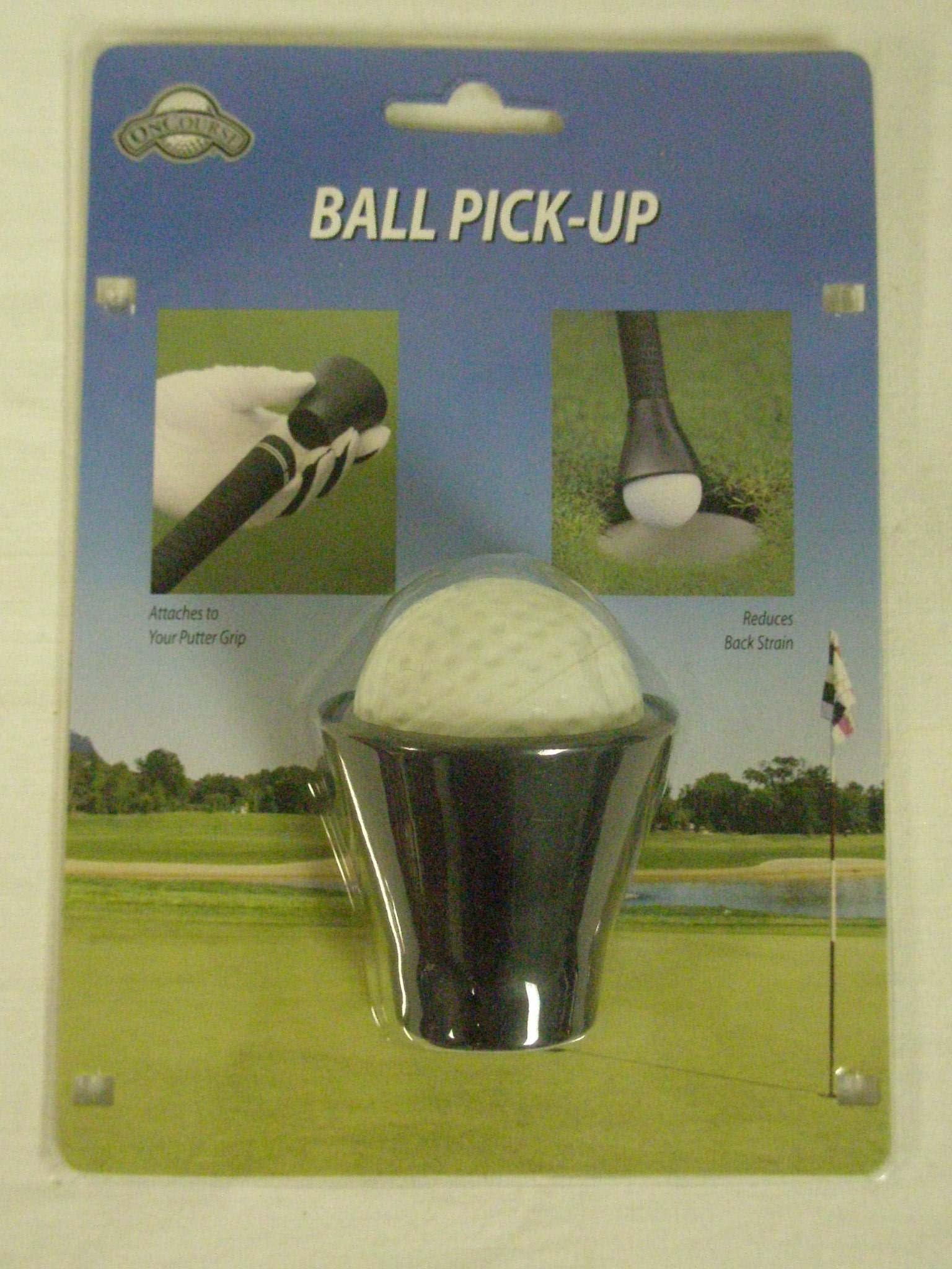 On Course Ball Pick-Up Rubber (Golf Club Putter Attachment) New