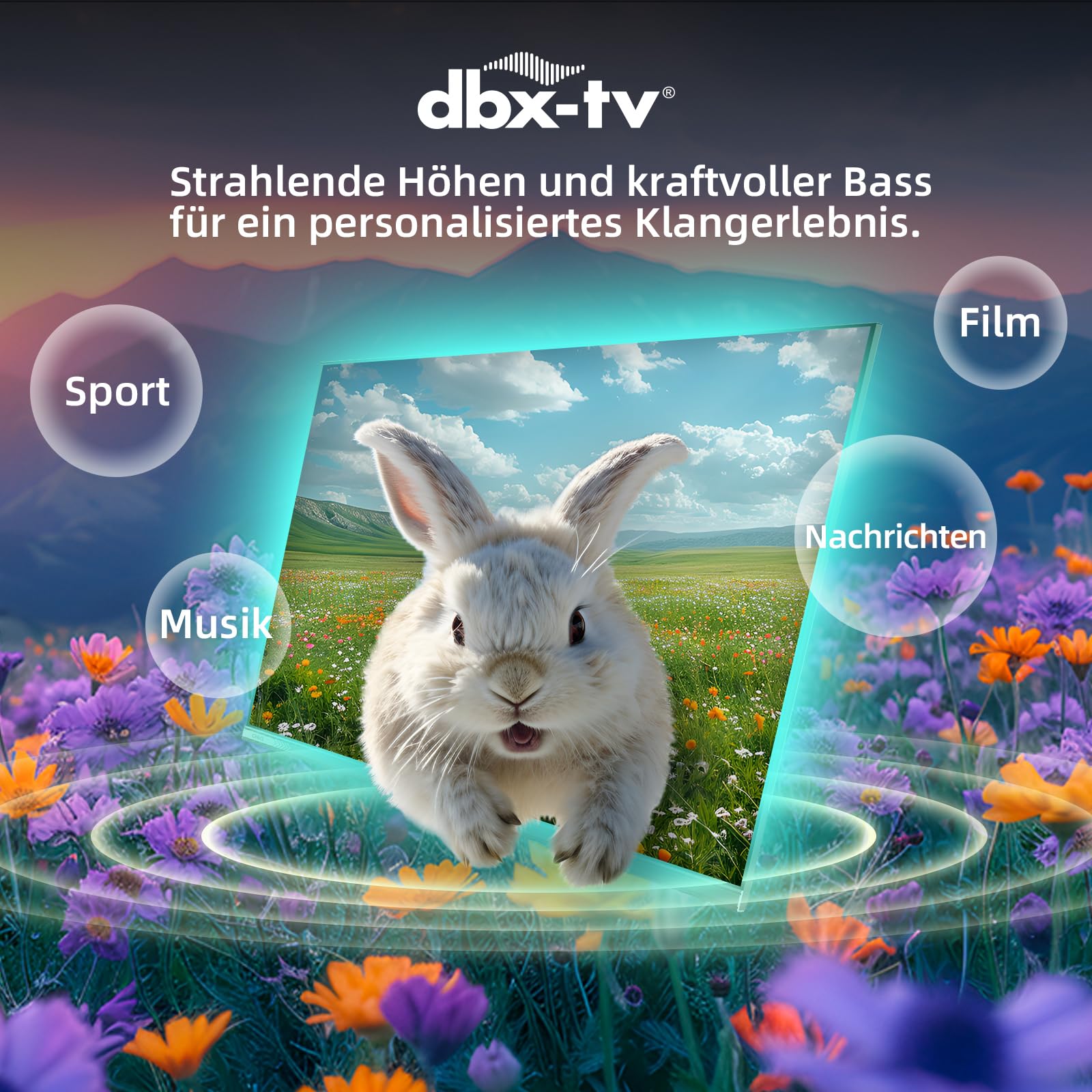 CHIQ 40QA10 40 Zoll(100 cm) Ful-HD QLED Google Smart TV mit HDR10, Dolby Audio, Airplay, Chromecast, Integrierter Triple Tuner (DVB-C/T/T2/S/S2), Prime Video, Integrierter Google Assistant 8