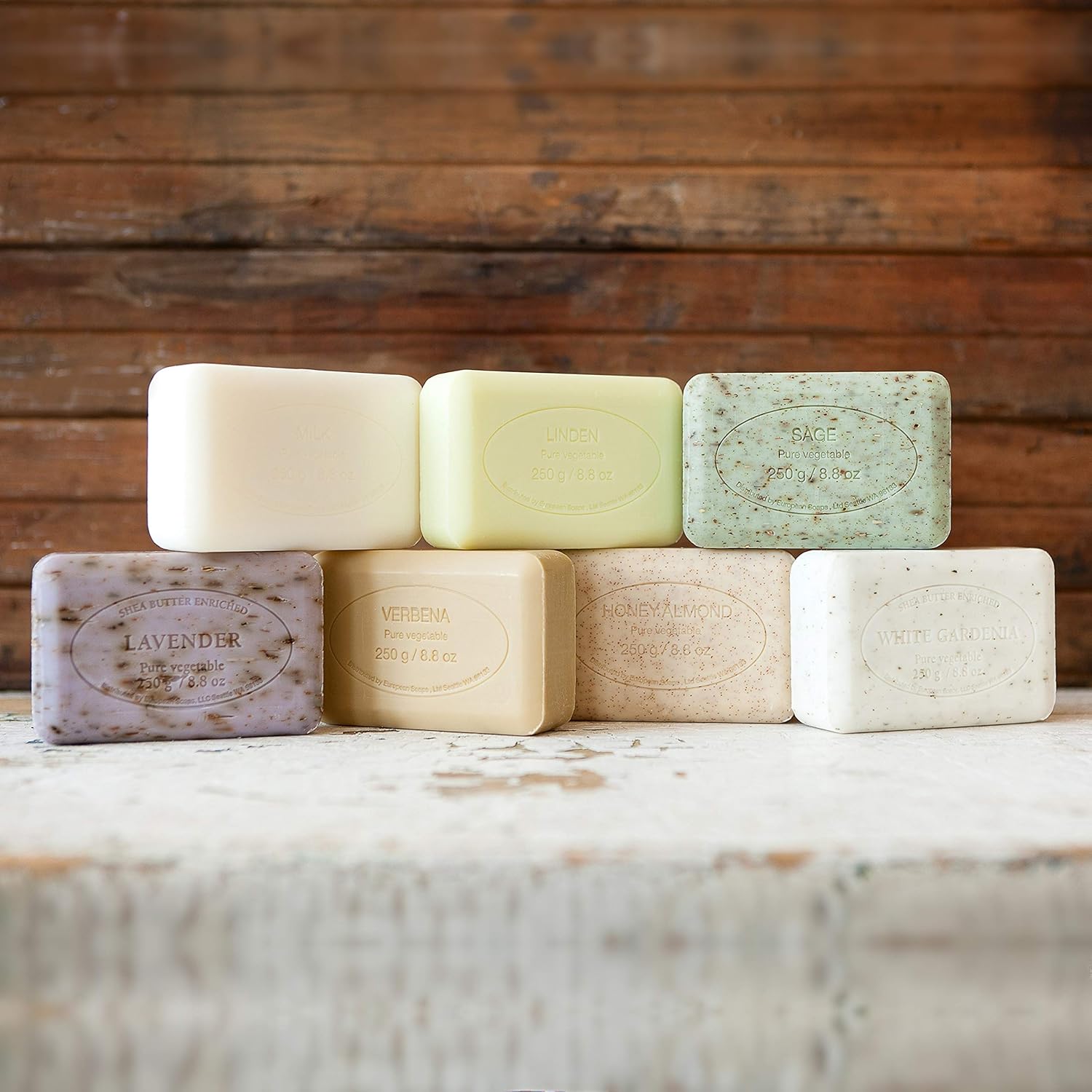 Pre de Provence Artisanal French Soap Bar Enriched with Shea Butter, Juicy Pomegranate, 150 Gram : Beauty