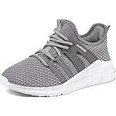 RUNSIDE Boys Girls Tennis Shoes Kids Lightweight Breathable Sneakers Lace-up Running Athletic Shoes for Toddler/Little Kid/Big Kid