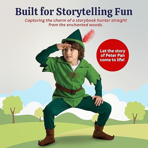 Dress Up America Forest Hunter Costume for Kids  Classic Fairy Tale Dress-Up  Outfit for Boys and Girls in Dubai - UAE | Whizz Costumes