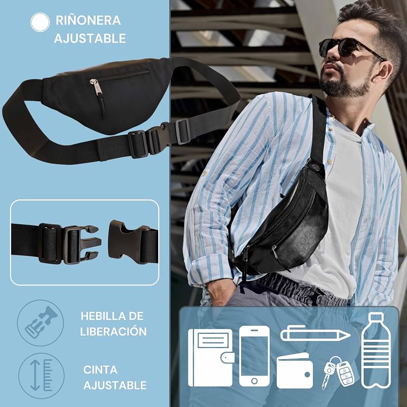 Riñoneras Hombre - Riñonera Hombre Casual y Multifuncional