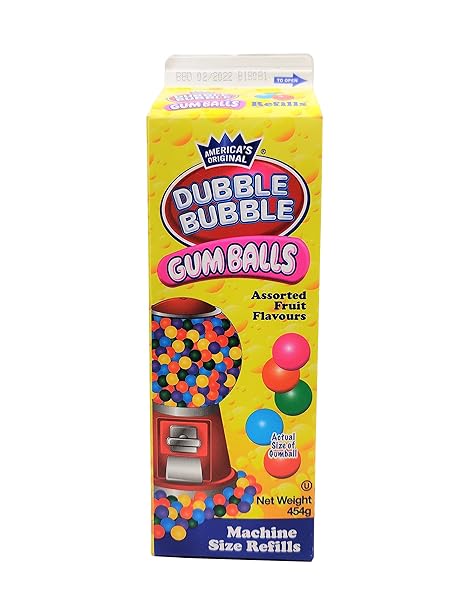 DUBBLE BUBBLE GUMBALLS, 20OZ CARTON (1)