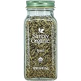 Simply Organic Basil Certified Organic, 0.54 Oz