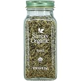 Simply Organic Basil Certified Organic, 0.54-Ounce Container