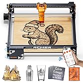 Acmer P1 S Pro Laser Engraver, 6W (6000mW) Laser Engraving & Cutting Machine with 380x370mm Large Area, WiFi Function, Engraves Wood Acrylic Leather Glass Metal, for DIY and Crafts