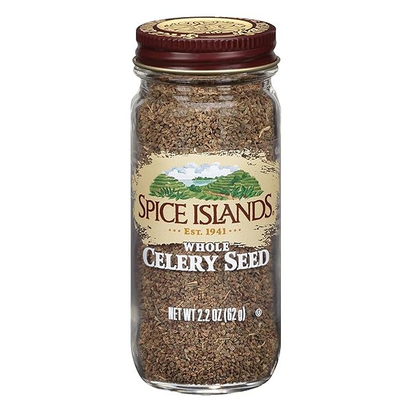 SPICE ISLANDS WHOLE CELERY SEEDS, 2.2 OUNCE