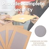 AKAR Do Not Bend Envelopes A5/C5 229x162mm Hardback Board Back Brown view 3