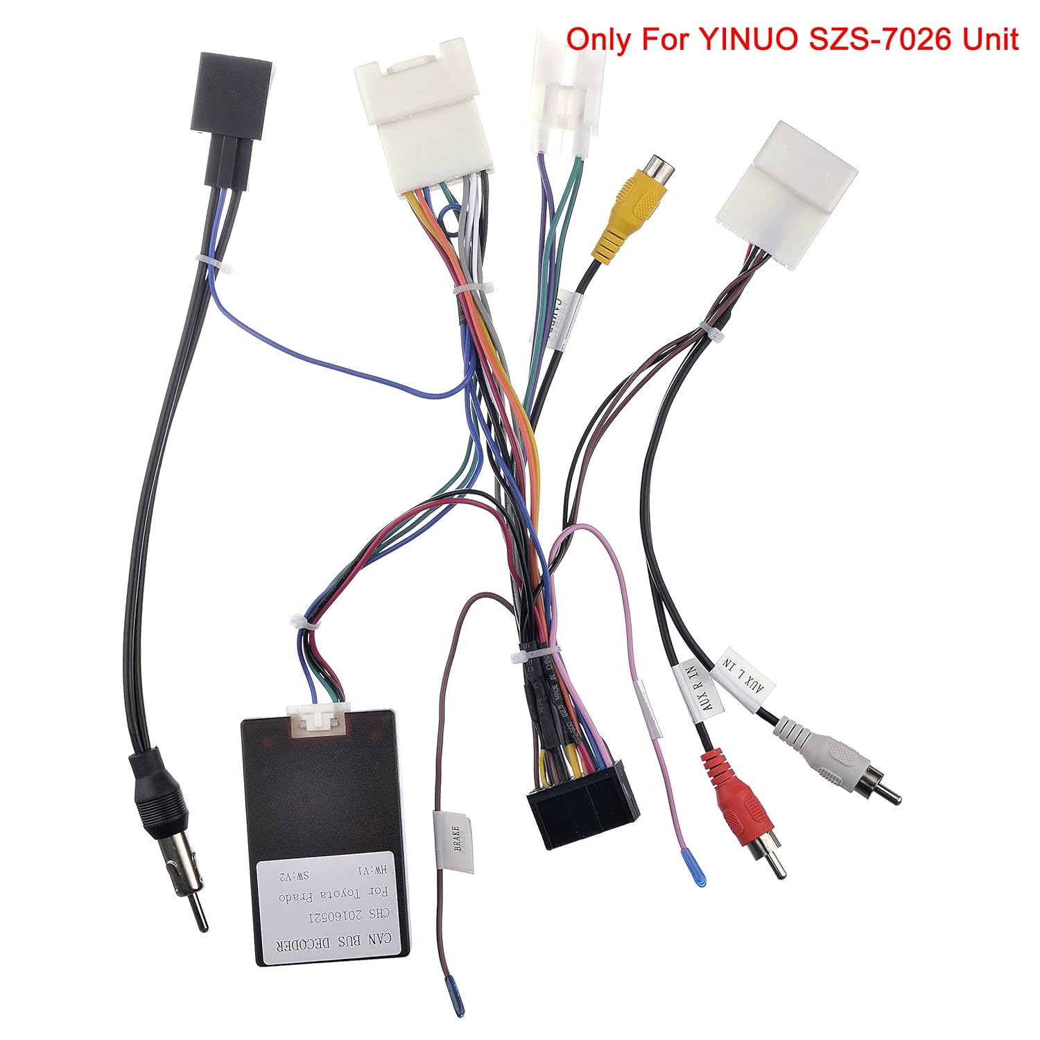 Amazon.com: YINUO YCB-01 JBL Can Bus Decoder Only for YINUO Toyota In Dash  Navigation AV Receiver (suitable car models as below): Everything Else
