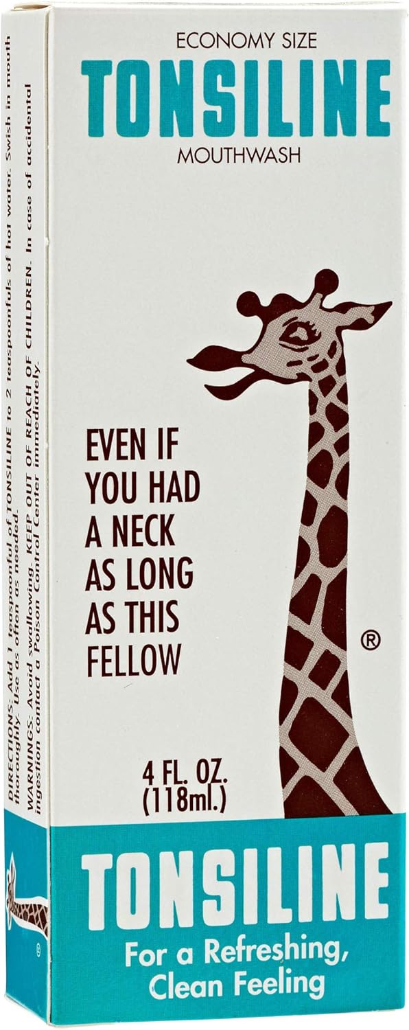 Tonsiline Throat Gargle Mouthwash | Goodbye Sore Throat | Works Amazingly