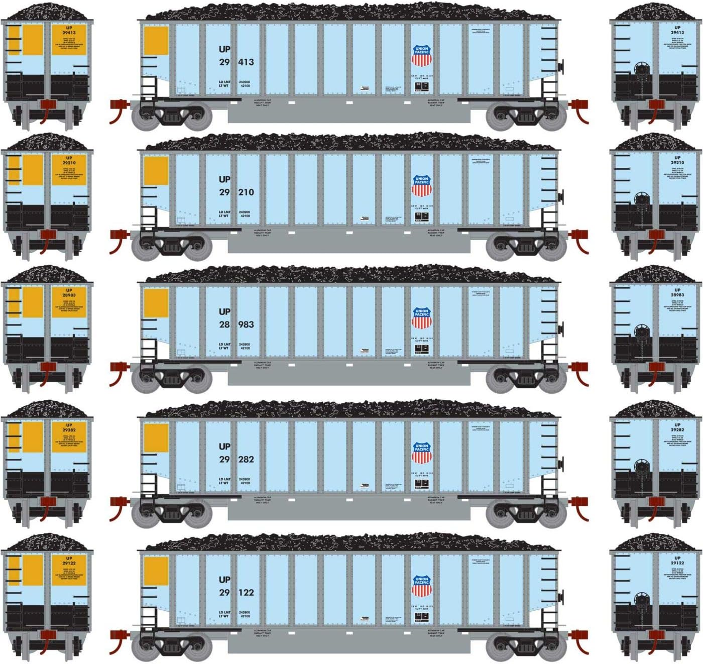 Athearn N Bethgon Coalporter w Load UP #2 (5), ATH25020